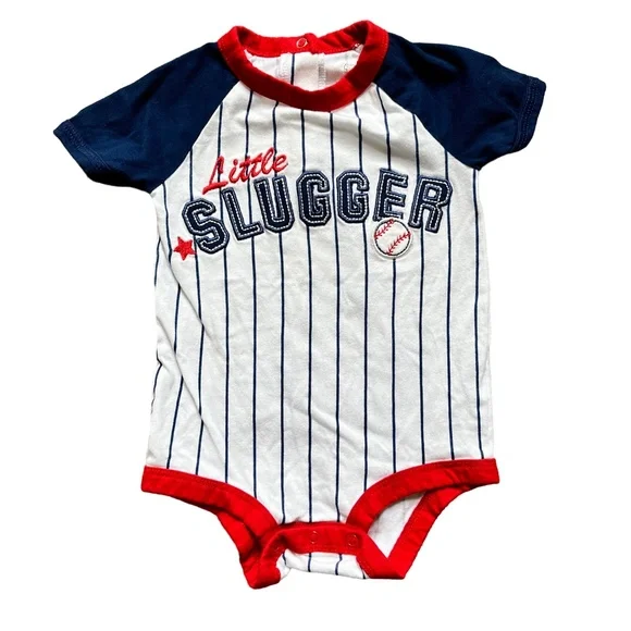 Set of 7 Short-Sleeved Baby Onesies, Carter's, Little Me and more, Size 6 Months - Picture 2 of 15